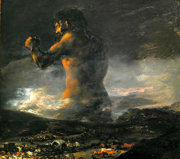 Colossus, Dev, Francisco de Goya, Prado Müzesi, Madrid