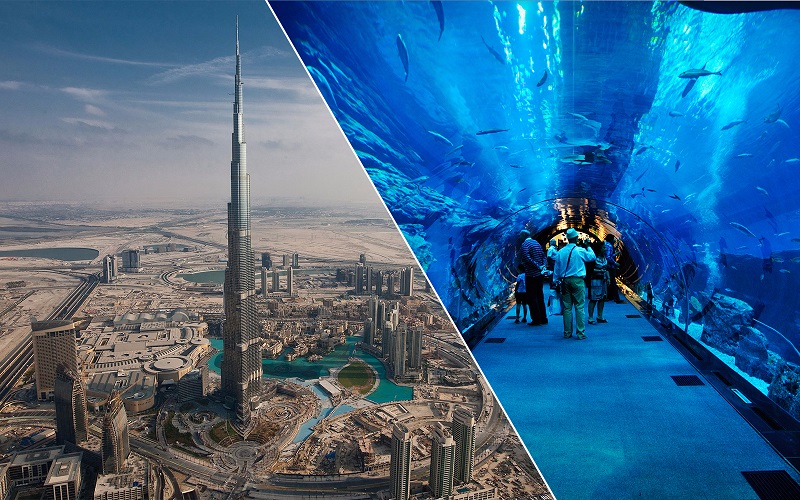 Dubai Burj al Khalifa Reservierung und aquarium