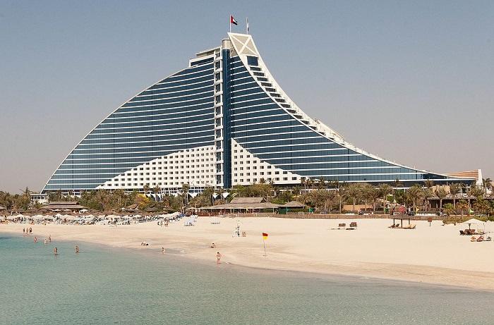 legjobb tengerparti szálloda, a Jumeirah Beach Hotel