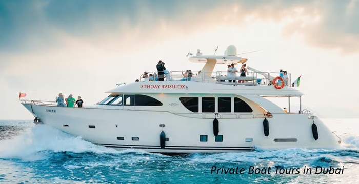 Dubai Marina özel yat kiralama ve motor yat turları
