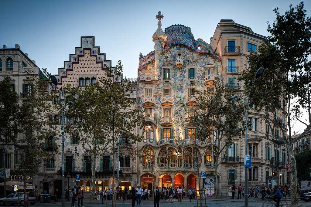 Casa Batllo, Barselona, Gaudi, Barselona, Modernizm, Modernisme, Modernista