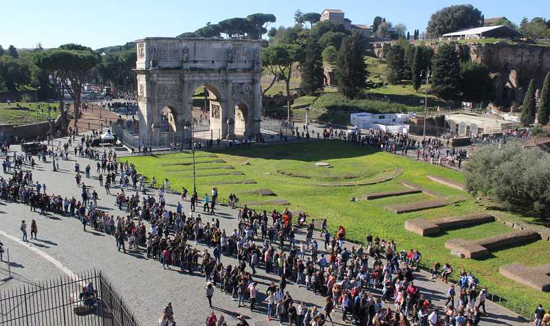 hurtig indgang uden at vente på Colosseum og Forum Romanum