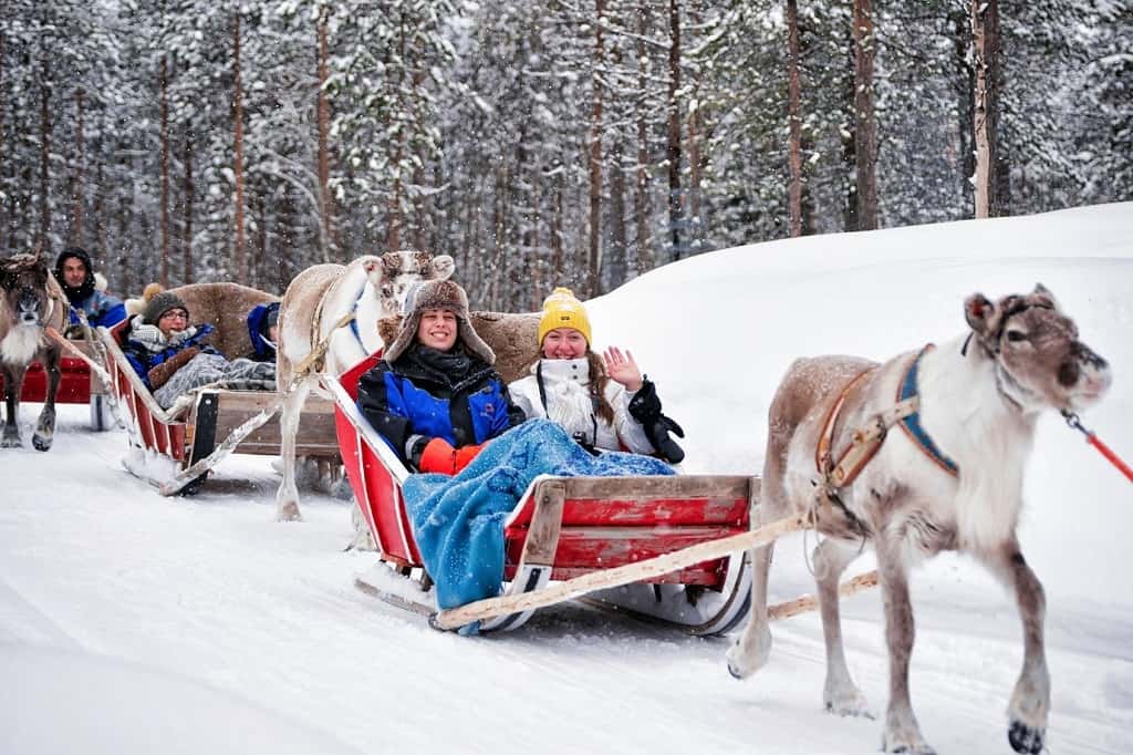Private Pauschalreisen für Lappland. Polarlichter / Aurora Borealis in Rovaniemi