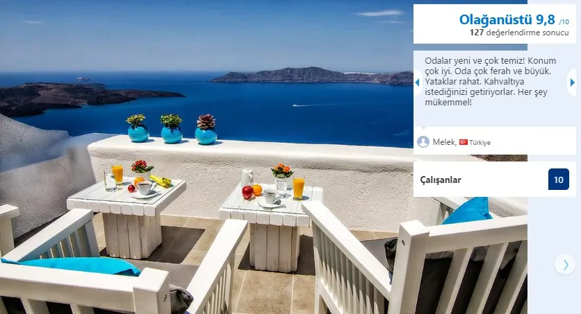 Santorini Hotel santorini otel tavsiye