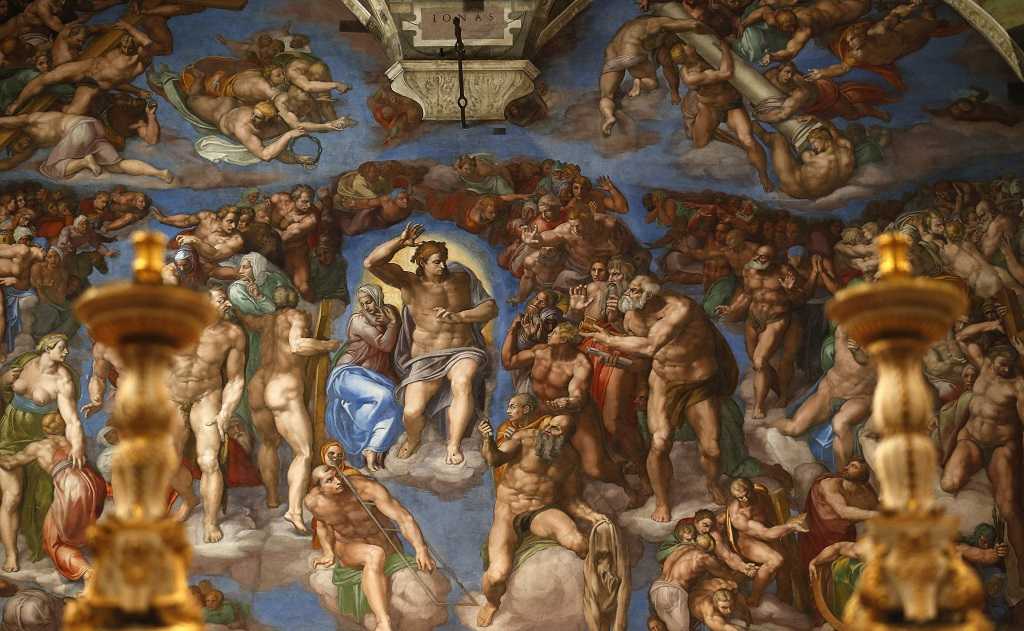 Frescoes of Sistine Chapel, judgement day
